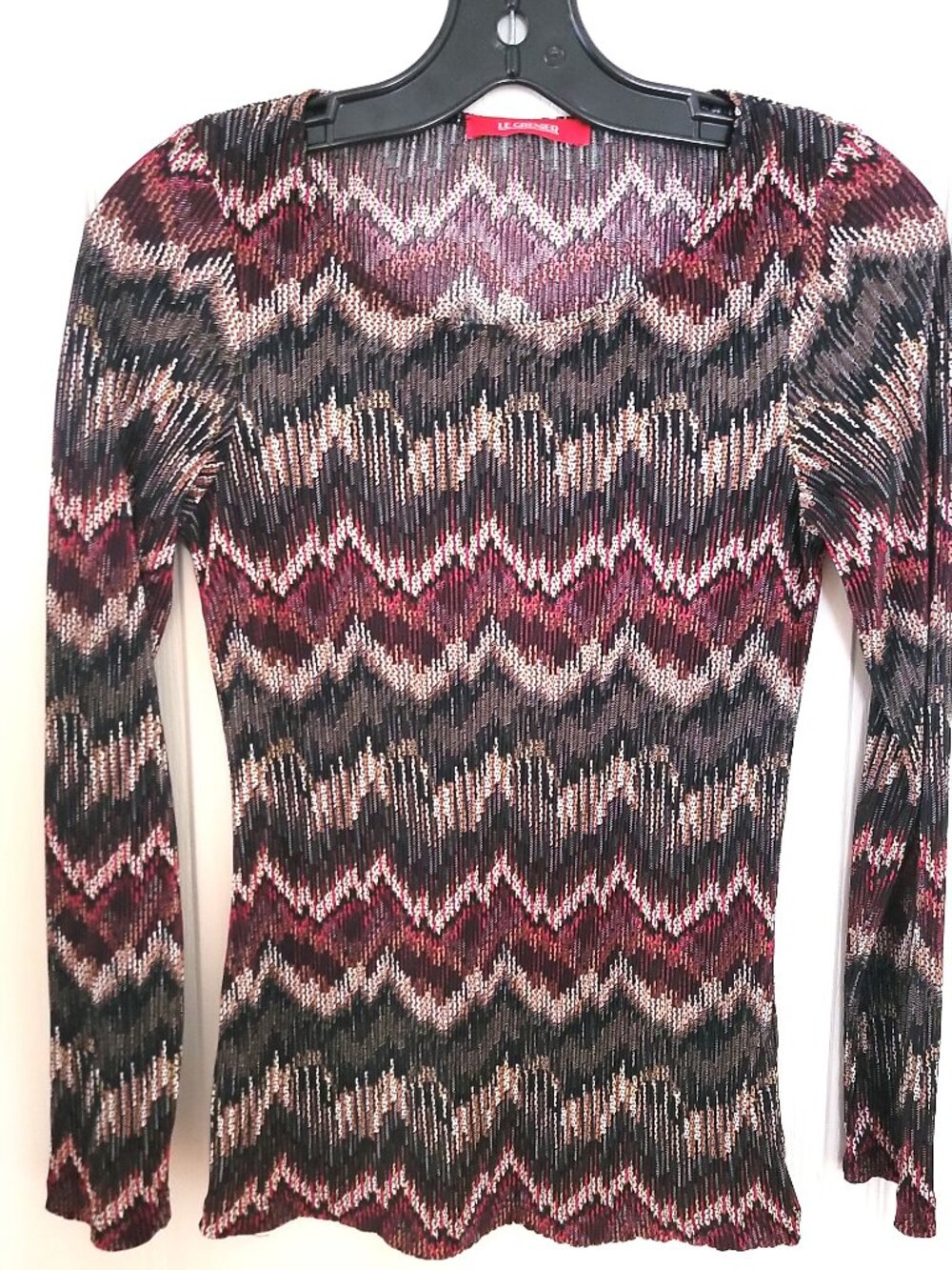 LE GRENIER POLYESTER TEXTURED TOP